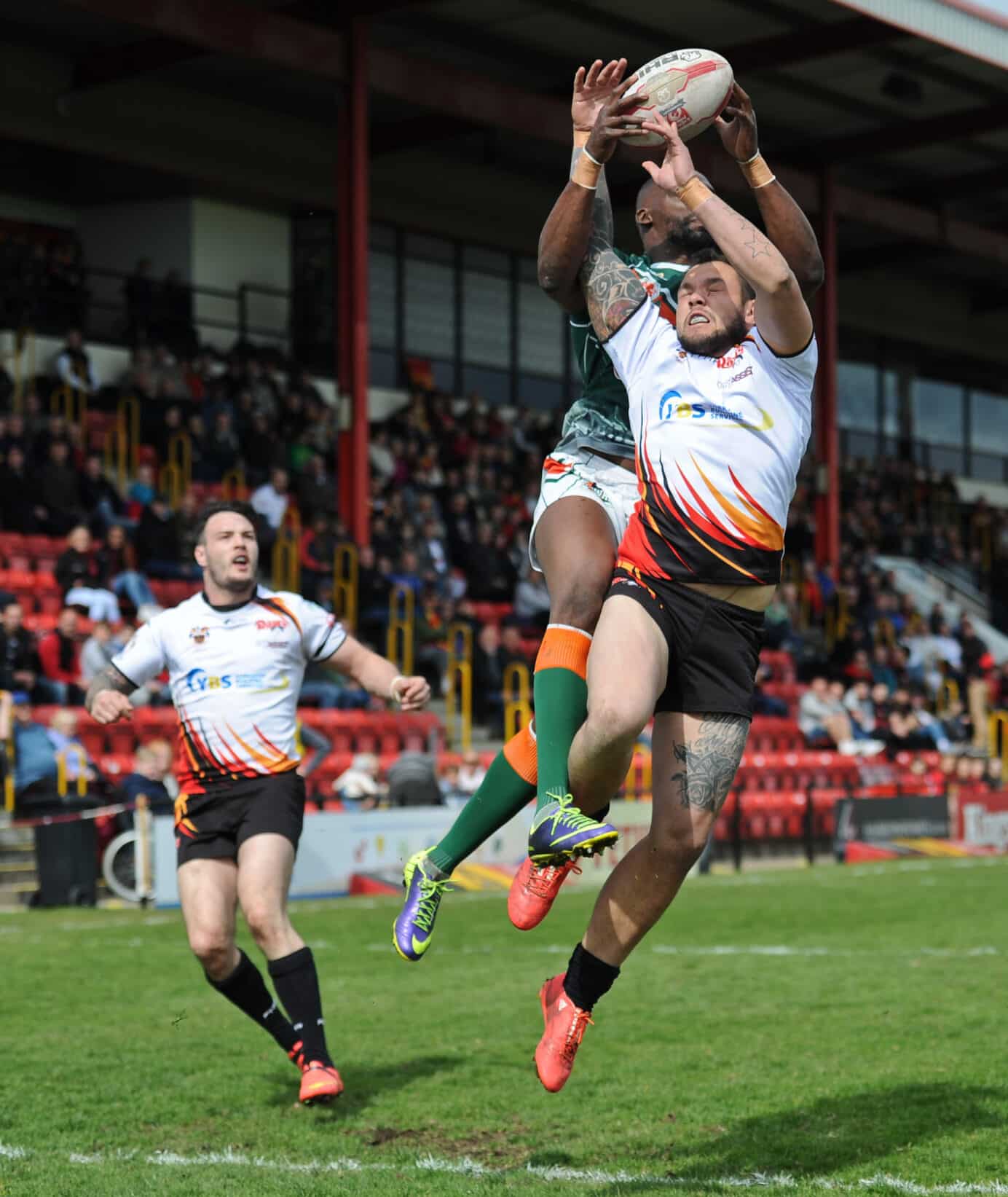 2015 - Dewsbury v Hunslet - Jason Crookes and Richie Barnett